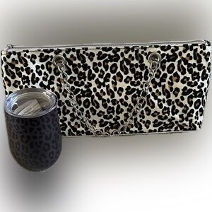 Insulated Wine Bottle Clutch and Tumbler Set